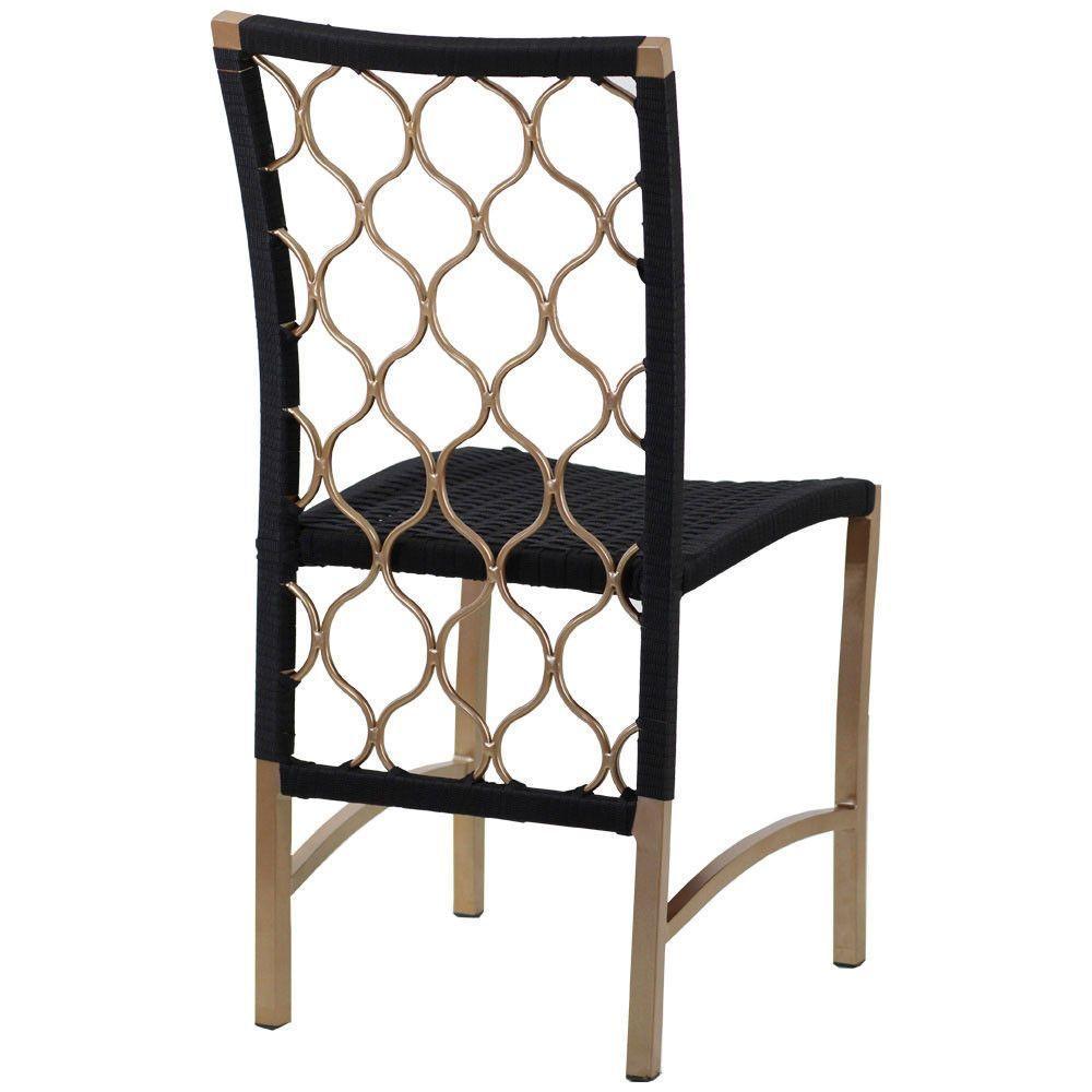 2 Cadeiras Corda Náutica Trama Original Em Alumínio Cozinha, Edícula, Jantar Rami - 2