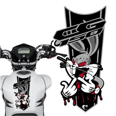 Adesivo Faixa Gravata Sem Resina Moto Cg 150/160 Pernalonga Preto Cor Cg 150