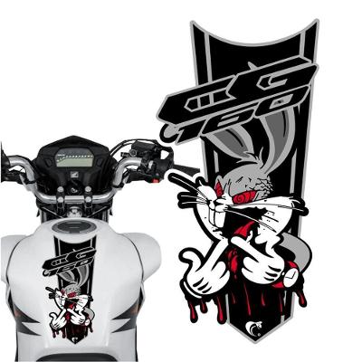 Adesivo Faixa Gravata Sem Resina Moto Cg 150/160 Pernalonga Preto Cor Cg 160