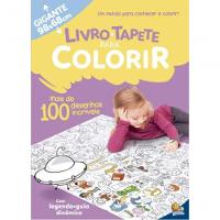 Kit 2 Livros Para Colorir Infantil Tapete Gigante 98x68cm - 3