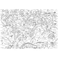 Kit 2 Livros Para Colorir Infantil Tapete Gigante 98x68cm