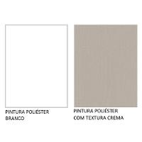 Balcão De Pia Cozinha 2 Portas E 3 Gavetas (com Tampo) Branco/crema Agata Madesa Branco/crema - 7