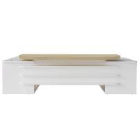 Mesa Em U Presidente Com Tomadas Tamburato Corp A06 Carvalho/branco - Mpozenato - 7