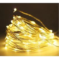 Fio Led Luz Amarela 200 Lâmpadas Usb Com Música 20m - 1