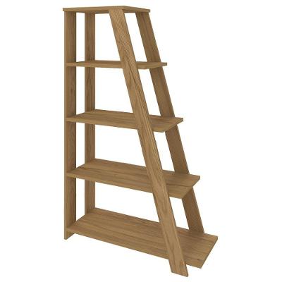 Estante Escada Multiuso Decorativa 5 Prateleiras Stela A06 Olmo - Mpozenato