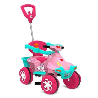 Quadriciclo Smart Quad Passeio E Pedal Bandeirante Rosa