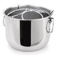 Balde Champanheira Inox Com Grelha Separadora Divisora Destacável Para 3 Garrafas Balde De Gelo - 1