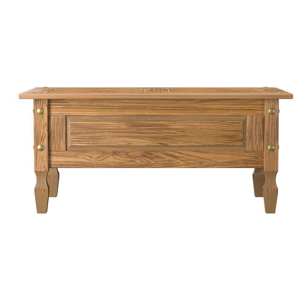 Mesa De Centro Com Gaveta Em Madeira 100x60x45 Cm Carvalho Rústico Elliottiis - 4