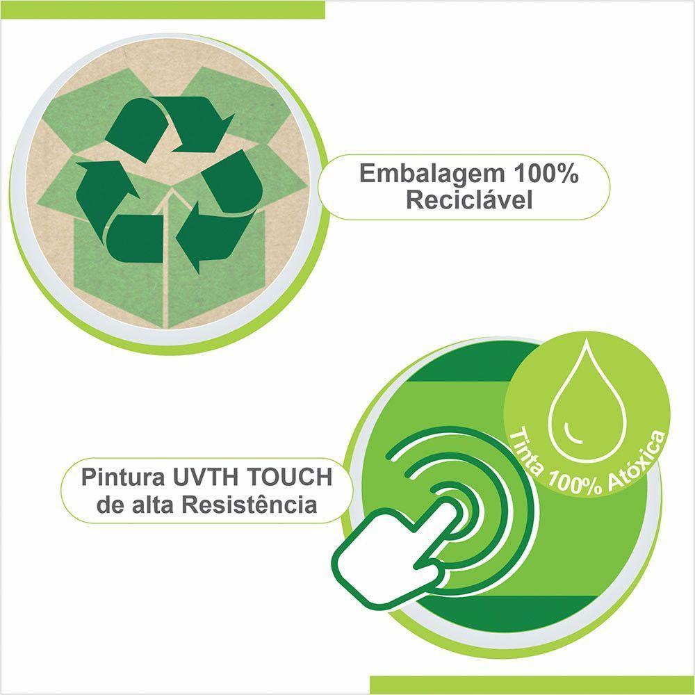 Aéreo 03 Portas Reflecta Valência Branco Salleto Móveis Cinamomo Com Off White - 2