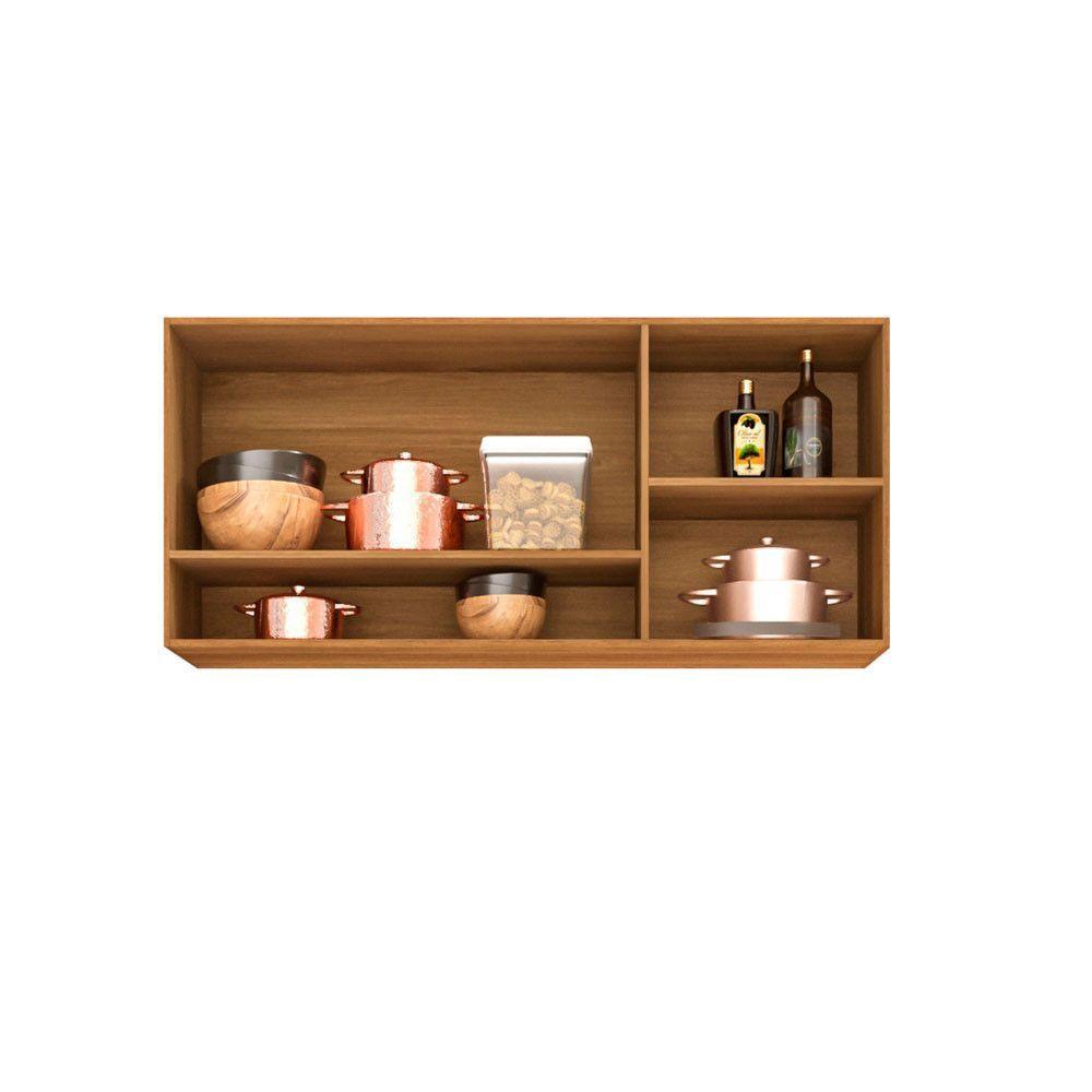 Aéreo 03 Portas Reflecta Valência Branco Salleto Móveis Cinamomo Com Off White - 6