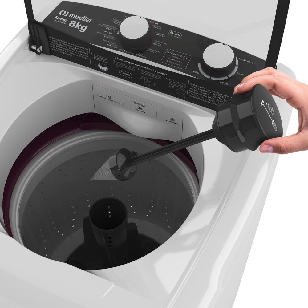 Lavadora De Roupas Mueller 8 Kg Automática Energy  - 127v - 2