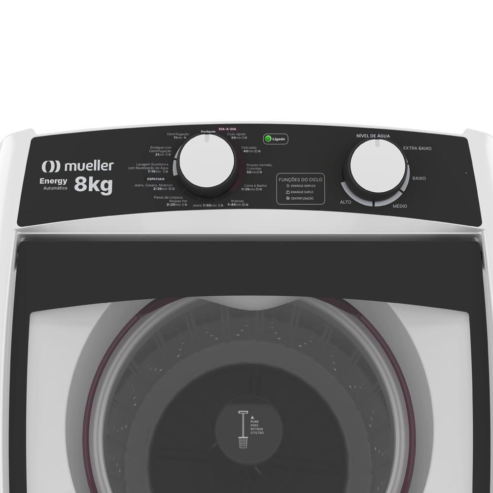 Lavadora De Roupas Mueller 8 Kg Automática Energy  - 127v - 4