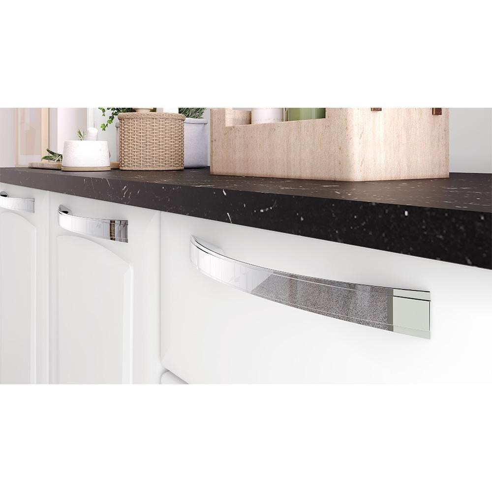 Armário De Cozinha Aço Compacto 6 Portas 2 Gavetas Itatiaia Pratika Branco - 3