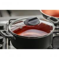 Caçarola Com Tampa 18 Cm 1,9 L Revestimento Pro-flon Antiaderente Cor Cinza Range Linha Topázio Brinox Cinza - 4