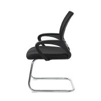 Cadeira Escritório Basic Diretor Fixa Tela Mesh Preta Base Cromada. - 5