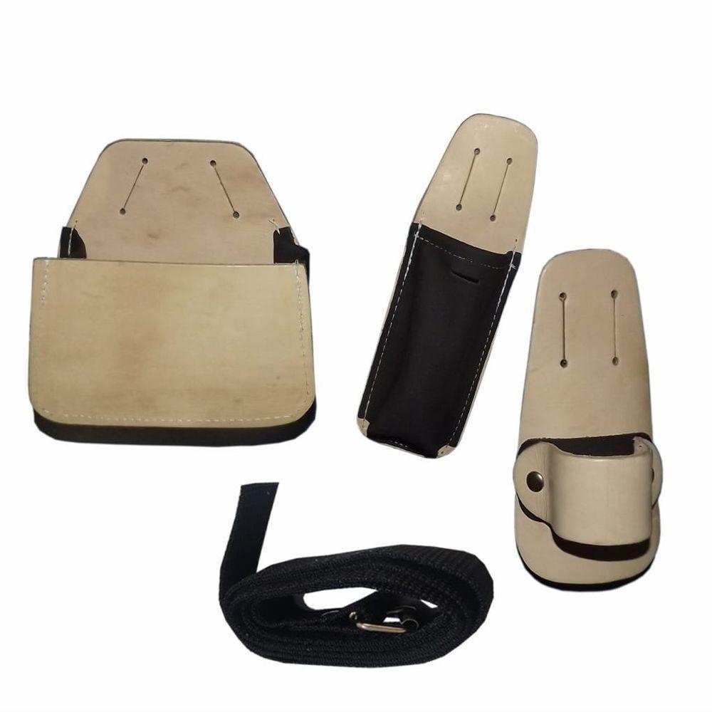 Cinto Para Carpinteiro Com Cinta Completo Em Couro - Fundição Petrópolis - 1