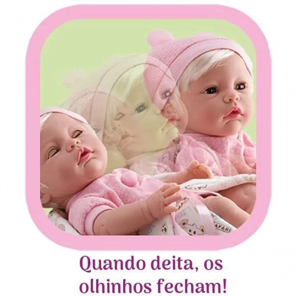 Boneca Reborn Diver New Born Premium Com Cabelo - Divertoys - 5