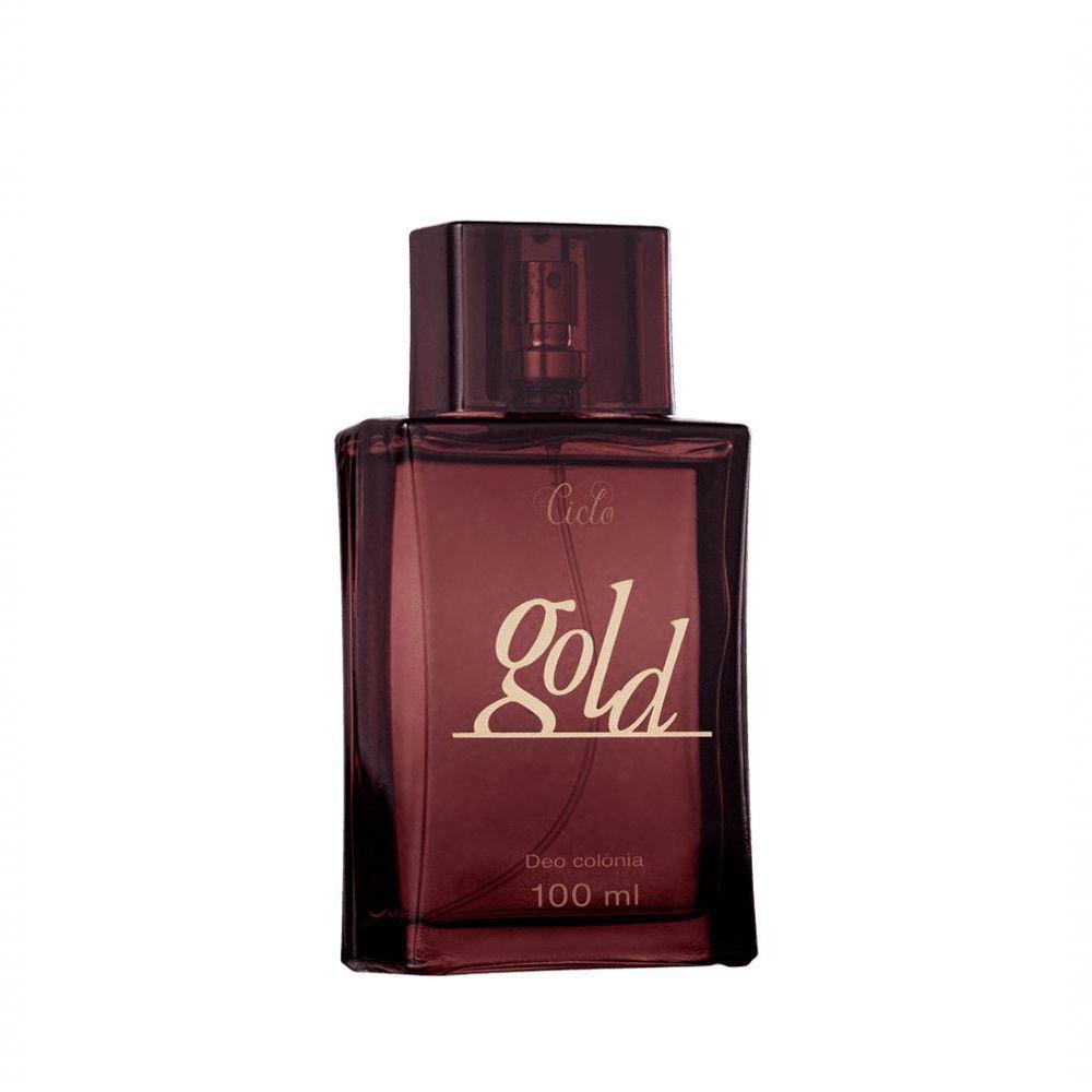 Ciclo Cosméticos Gold Deo Colônia - Perfume Masculino 100ml - 1