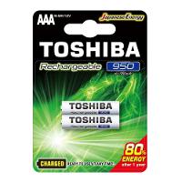 Pilha Recarregável Aaa 950mah Toshiba 2 Unidades - 1