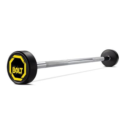 Barra Montada Reta Lightning Bolt 30kg para Treino Muscular Preto Kikos
