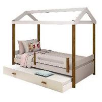 Cama Eliz Branco/mel Com Led E Cama Auxiliar - Divaloto - 3