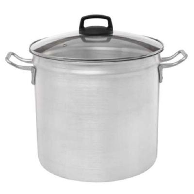 Panela Industrial Panelão 15 Litros Aluminio Tampa De Vidro