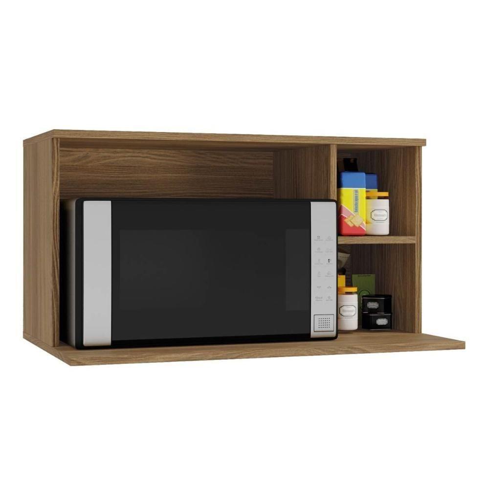 Nicho de Cozinha Modulado Botanic M639 p/ Microondas Nogueira - Kappesberg - 1