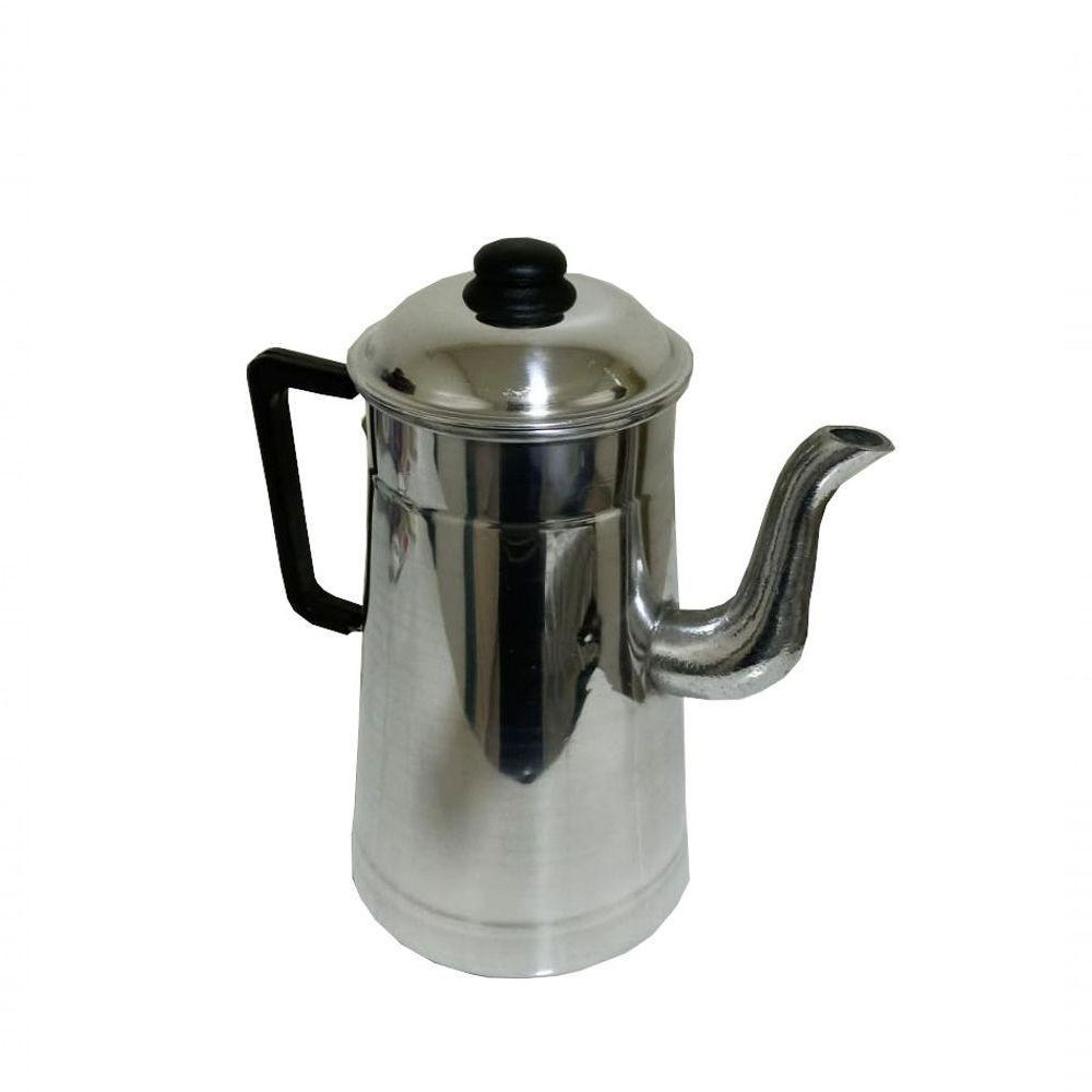 Kit Chaleira 3 Litros E Bule 1,8 Litros De Alumínio Polido - 2