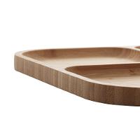 Petisqueira De Bambu Com 4 Divisórias Quadrada - 3