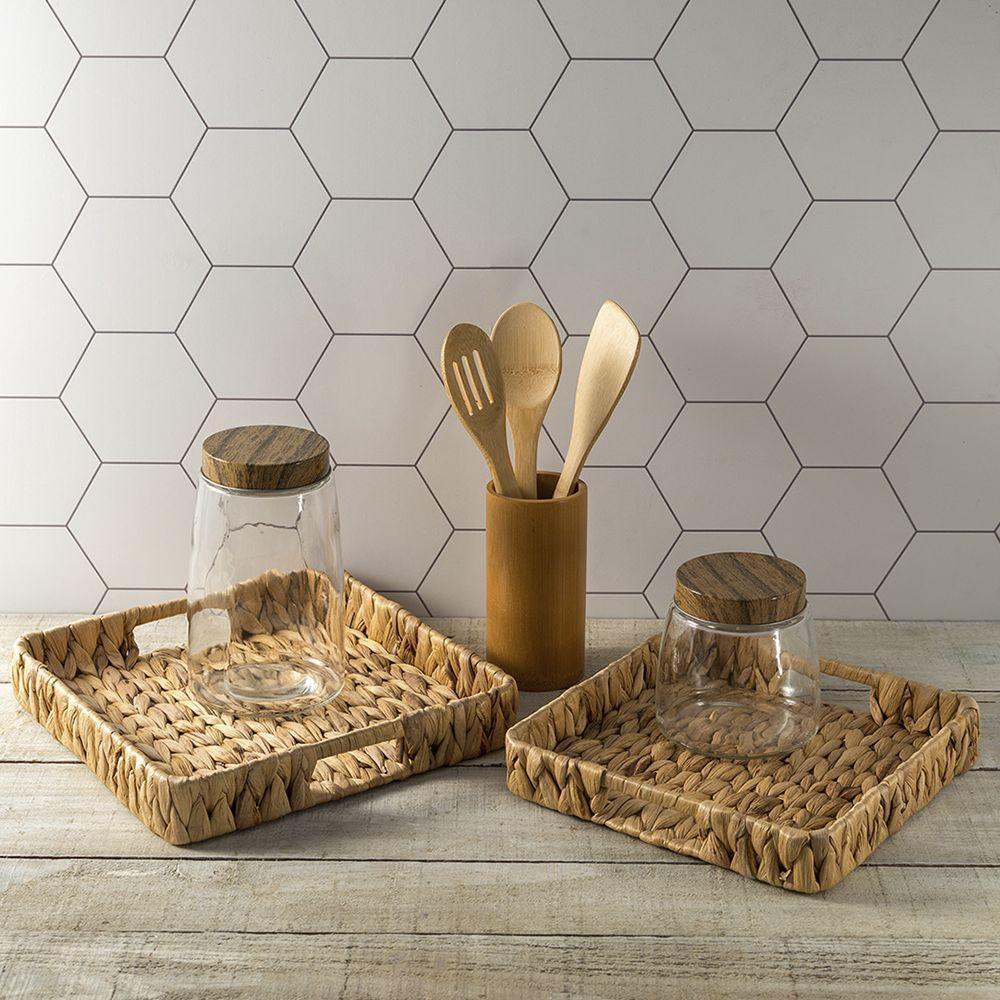 Conjunto Lyor 3 Utensílios E Suporte Em Bambu - 2