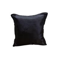 Kit 4 Capa Almofadas Cetim 35x35 Luxo Ziper Invisivel - Magic Enxovais Preto - 2