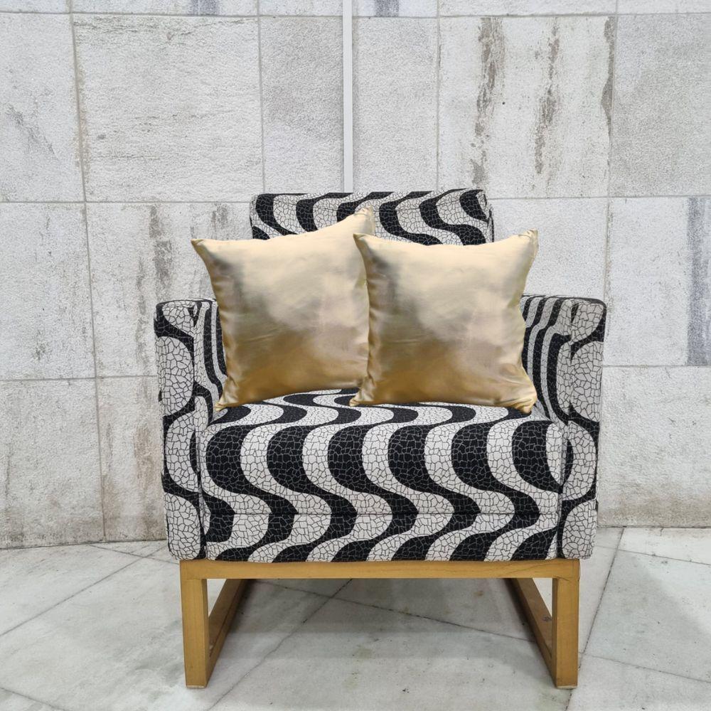 Kit 4 Capa Almofadas Cetim 35x35 Luxo Ziper Invisivel - Magic Enxovais Perola - 2