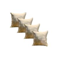 Kit 4 Capa Almofadas Cetim 35x35 Luxo Ziper Invisivel - Magic Enxovais Perola - 1