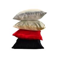 Kit 4 Capa Almofadas Cetim 35x35 Luxo Ziper Invisivel - Magic Enxovais Vermelho - 3