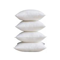 Kit 4 Enchimentos Almofada Refil Percal Branco 180 Fios 100% Algodão Com Fibra Siliconada 50x50 - 1