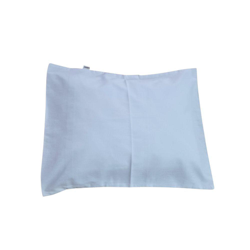 Travesseiro Bebe Fibra Siliconada Fronha Percal 180 Fios - Magic Enxovais Branco - 1