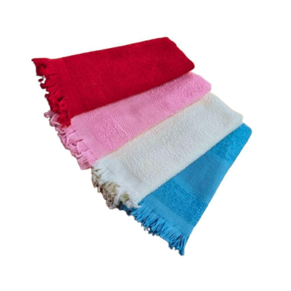 Kit 4 Toalhas Pano Lavabo Para Bordado Ponto Cruz Patchwork - 1