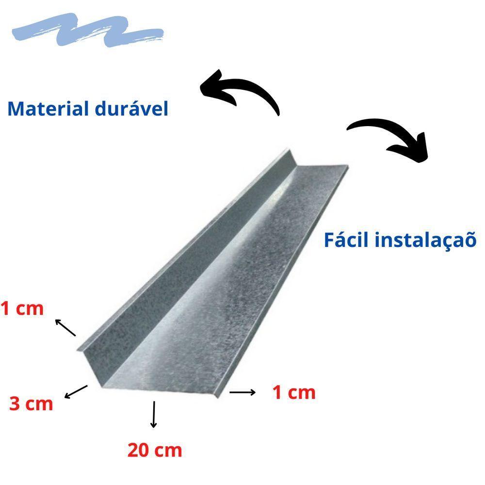 Rufo De Encosto Rufo Externo Galvanizado Corte 25 - 8 Metros - 3