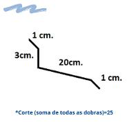 Rufo De Encosto Rufo Externo Galvanizado Corte 25 - 8 Metros - 2