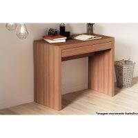 Mesa de Computador ME4107 c/ 1 Gaveta Amêndoa - Tecno Mobili - 1