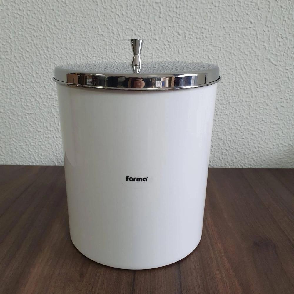 Lixeira Cesto De Lixo Com Aro Interno 5l Tampa Inox Cozinha - 3