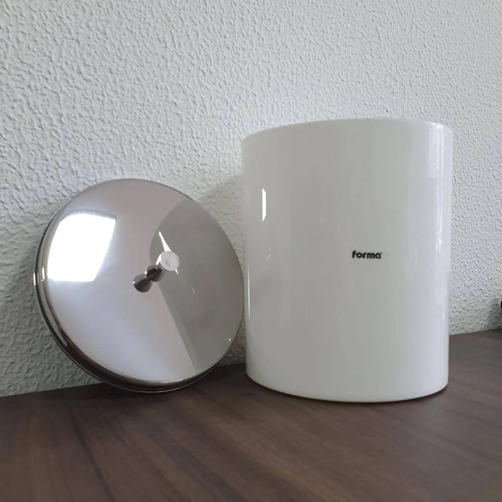 Lixeira Cesto De Lixo Com Aro Interno 5l Tampa Inox Cozinha - 4