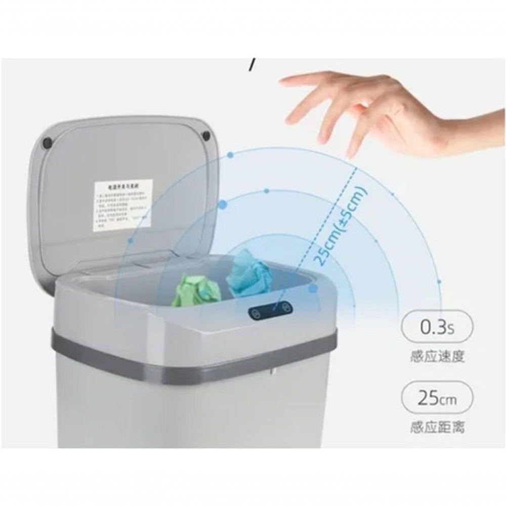 Lixeira Banheiro Cozinha Automática Com Sensor Inteligente/ - 3