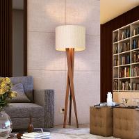 Luminária Abajur Tripé De Chão Paris Retrô Moderna Bivolt - Bege - 1