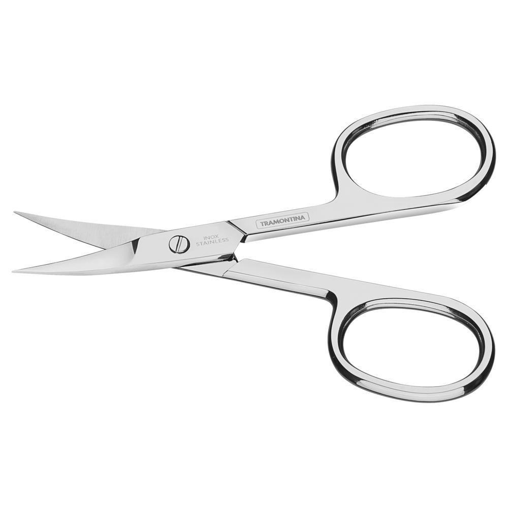 Tesoura De Unha E Acabamentos Tramontina Em Aço Inox 3,5" - 2