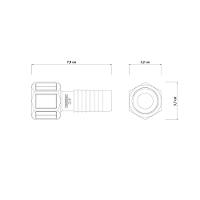 Adaptador Com Rosca Interna 3-4 Polegada Tramontina Para Mangueiras - 9