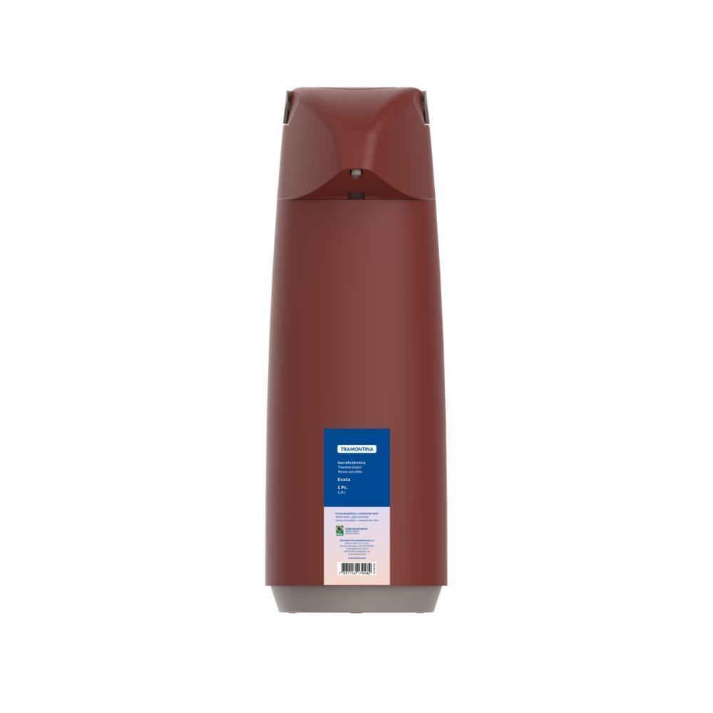 Garrafa Térmica Tramontina Exata Em Plástico Vermelho Com Ampola De Vidro 1,8 L - 9