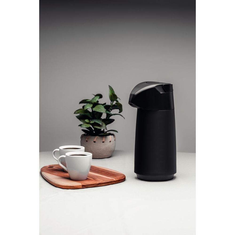 Garrafa Térmica Tramontina Exata Em Plástico Preto Com Ampola De Vidro 1 L - 7