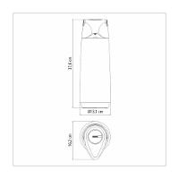 Garrafa Térmica Tramontina Exata Em Plástico Preto Com Ampola De Vidro 1,8 L - 5