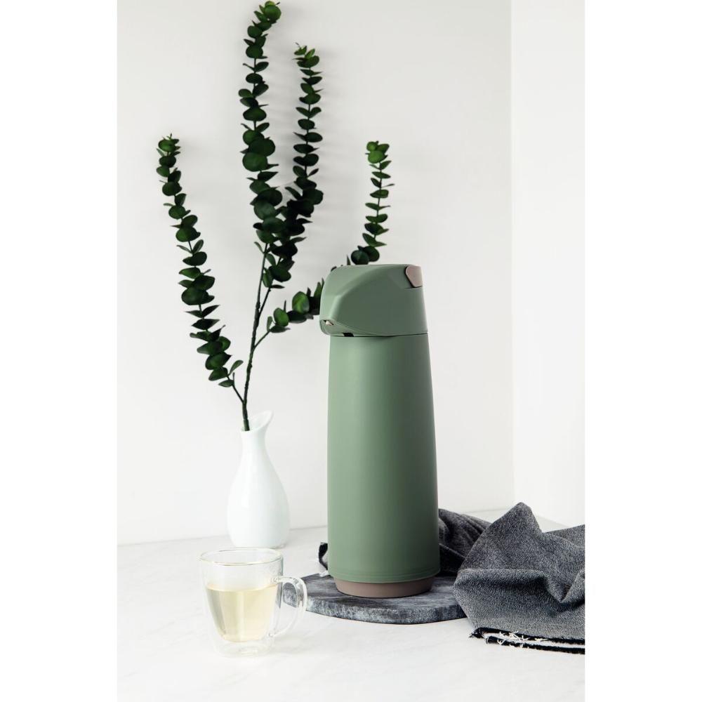 Garrafa Térmica Tramontina Exata Em Plástico Verde Com Ampola De Vidro 1,8 L - 4